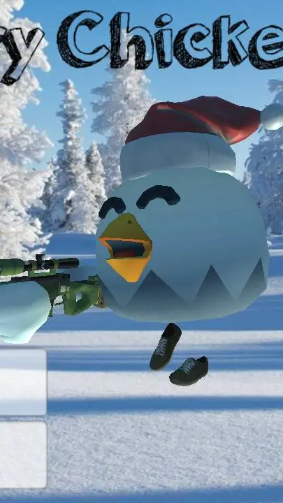 ai character: chicken gun navidd background