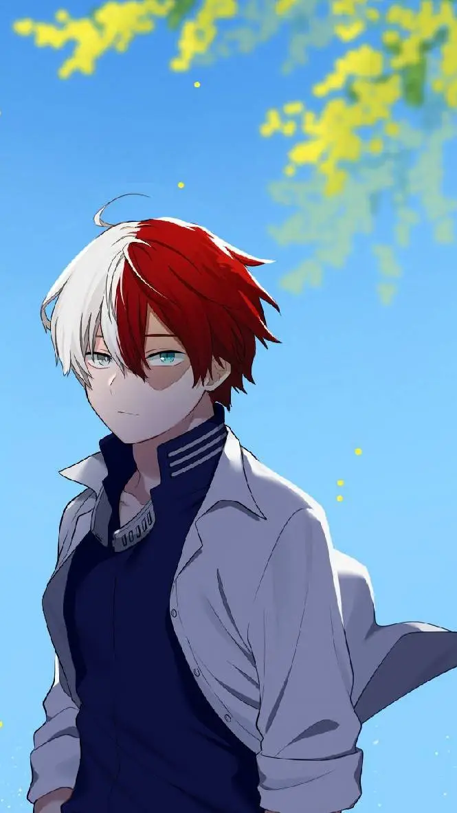 ai character: shoto todoroki background