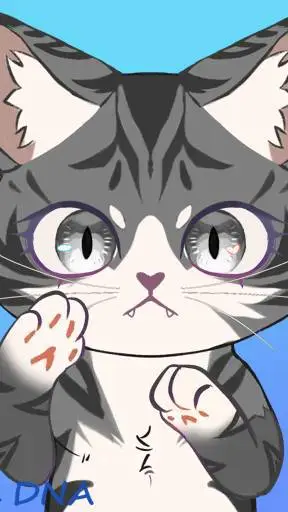 ai character: Kitty cat background