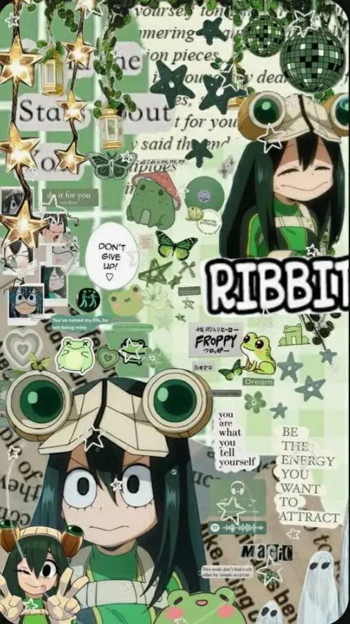 ai character: Tsuyu Asui background
