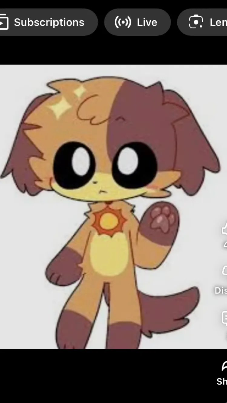 ai character: dogday  background