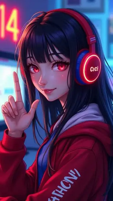 ai character: Luna background