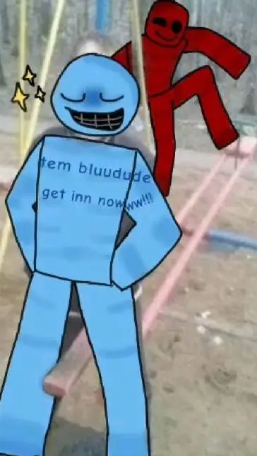 ai character: c00lkidd y bluudud background