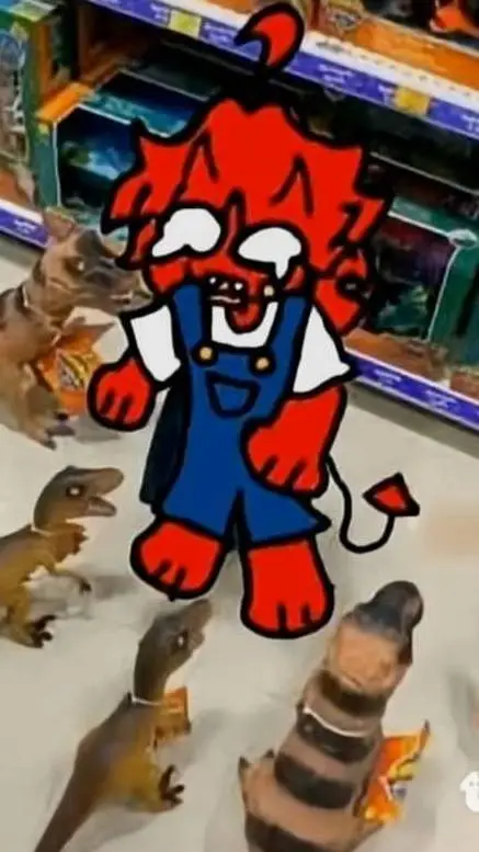 ai character: c00lkidd  background