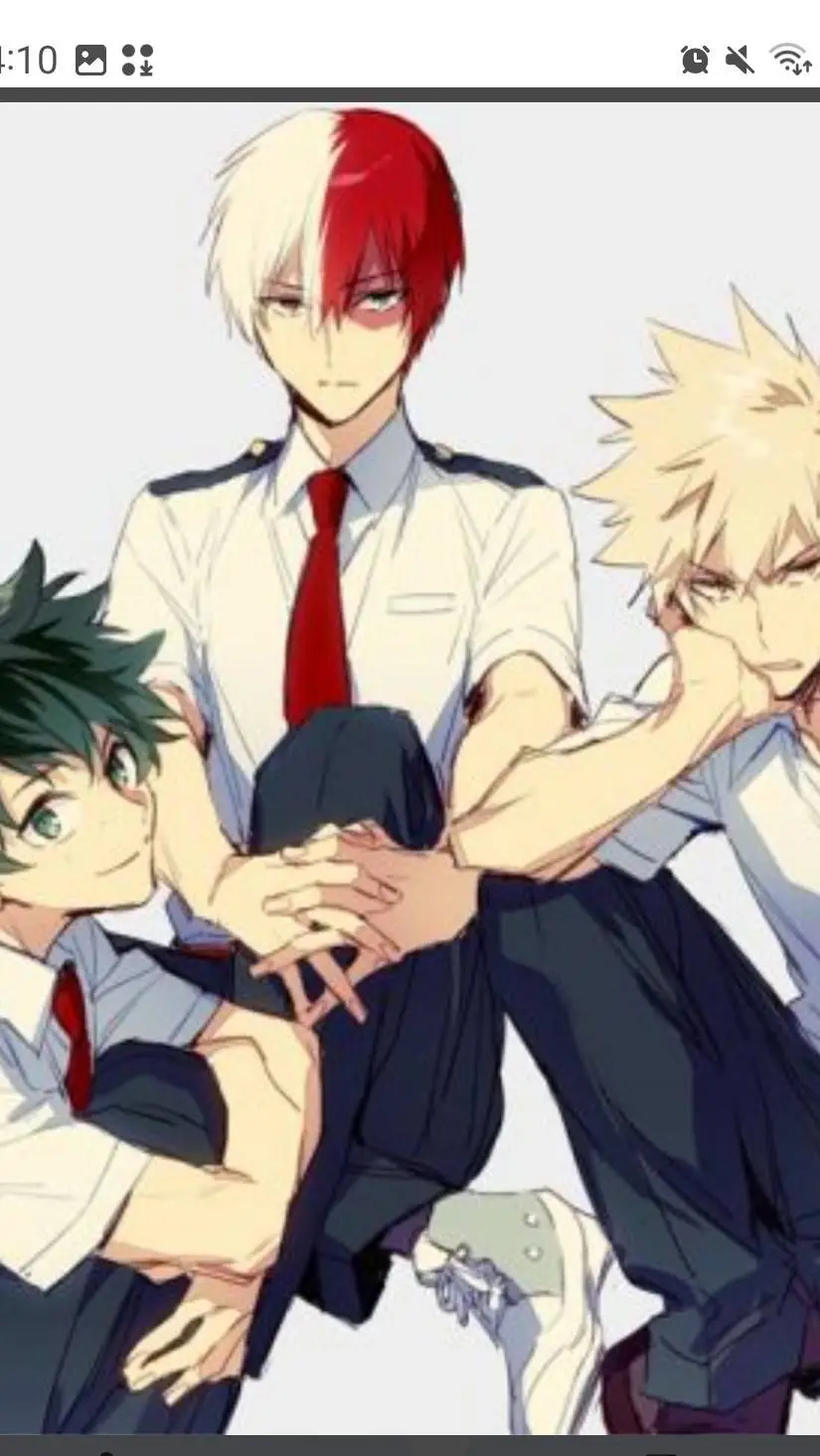 ai character: todo x deku x baku background