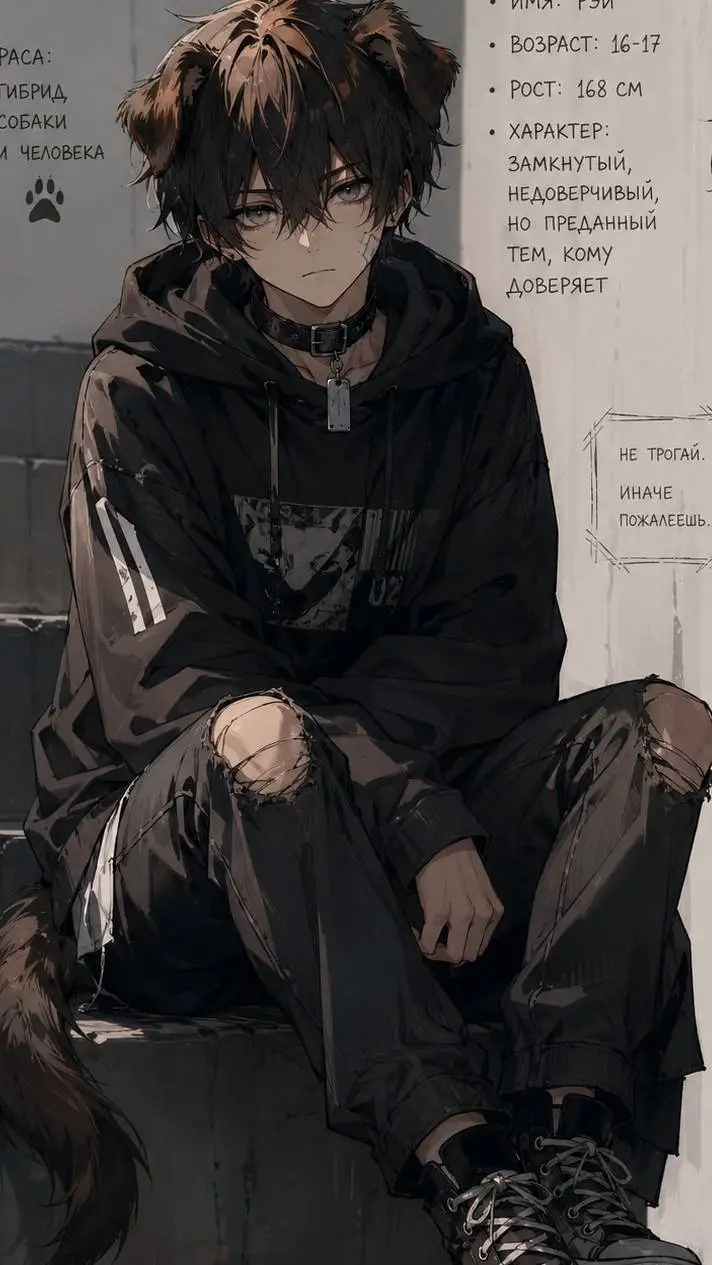 ai character: Рэй✨❤️😊 background