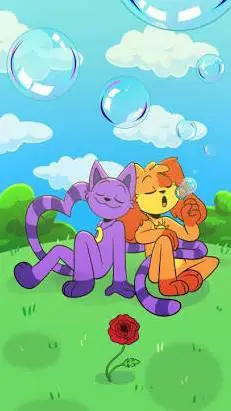 ai character: dogday x catnap background