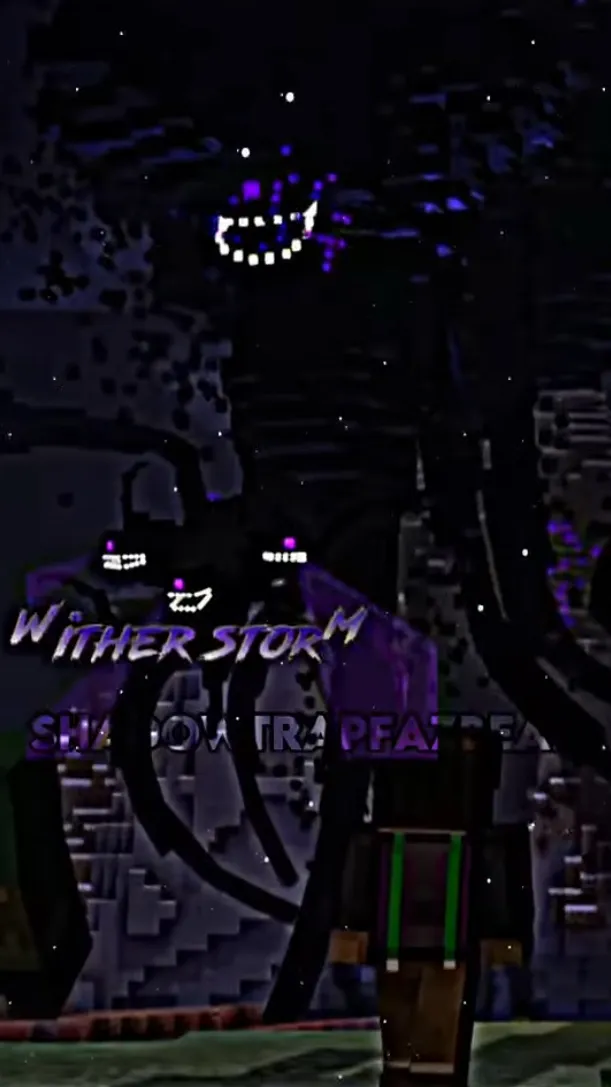 ai character: WITHER STORM  background