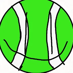 chat with ai character: Tennis￼ ball