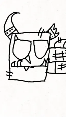 ai character: The Dragon head  background