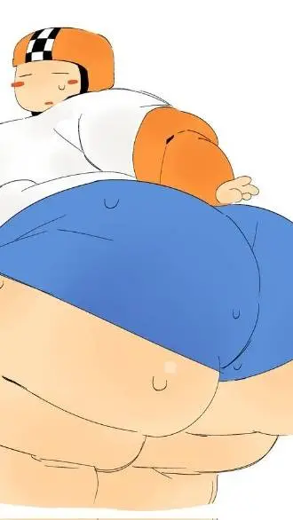 ai character: fat hotdog background