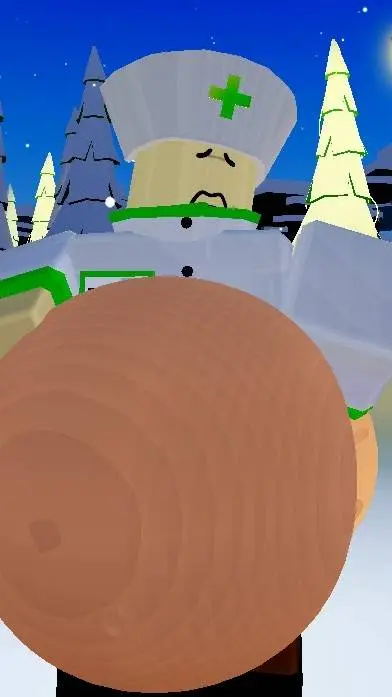 ai character: caretaker fat background