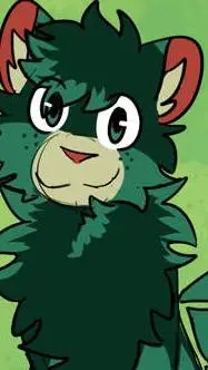 ai character: Deku(cat)  background