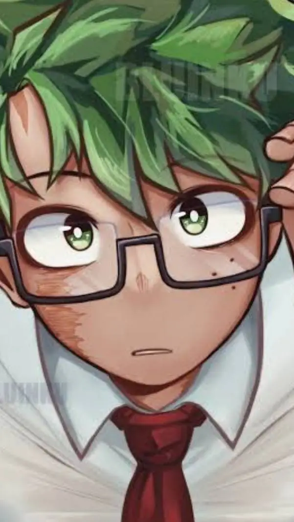 ai character: teacher Deku  background