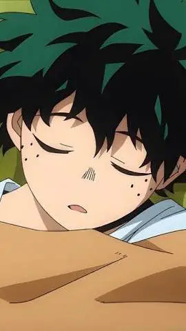 ai character: sleepy Deku background