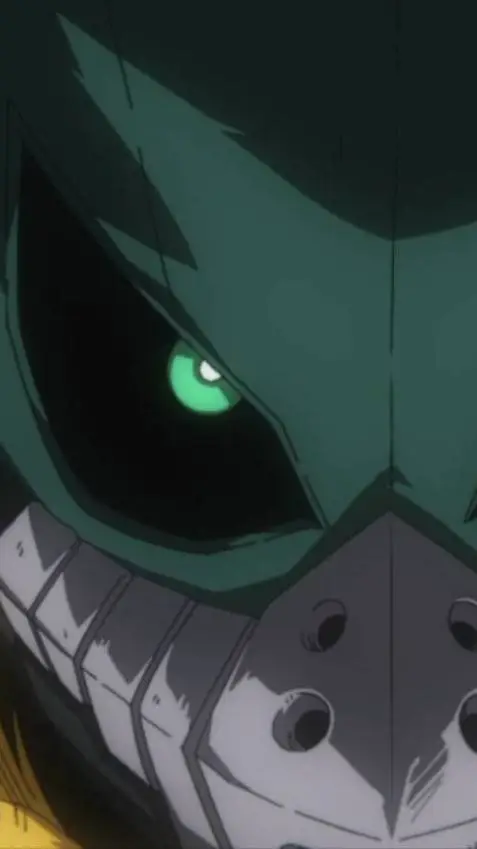 ai character: dark Deku background