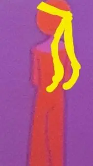 ai character: Red background