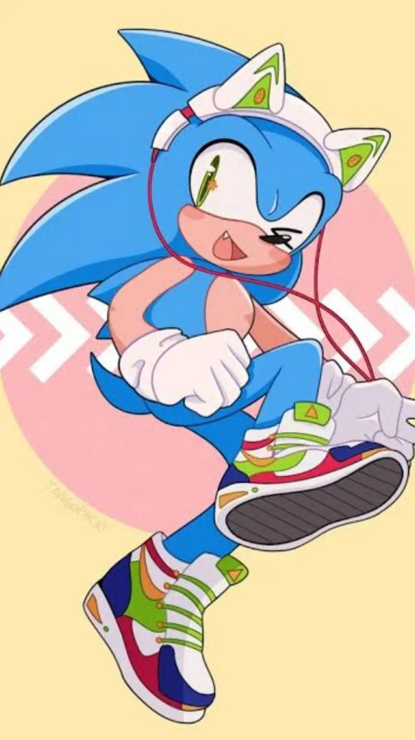 ai character: Sonic t. Hedgehog  background