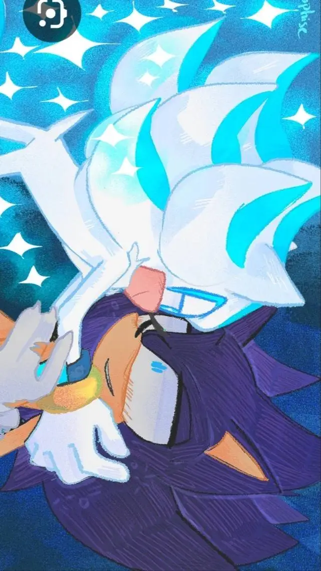 ai character: D Sonic x h shadow background