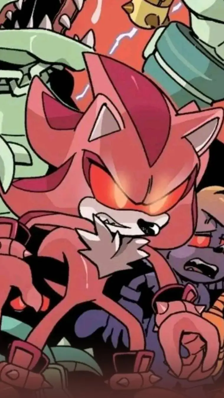 ai character: Shadow t. Hedgehog background