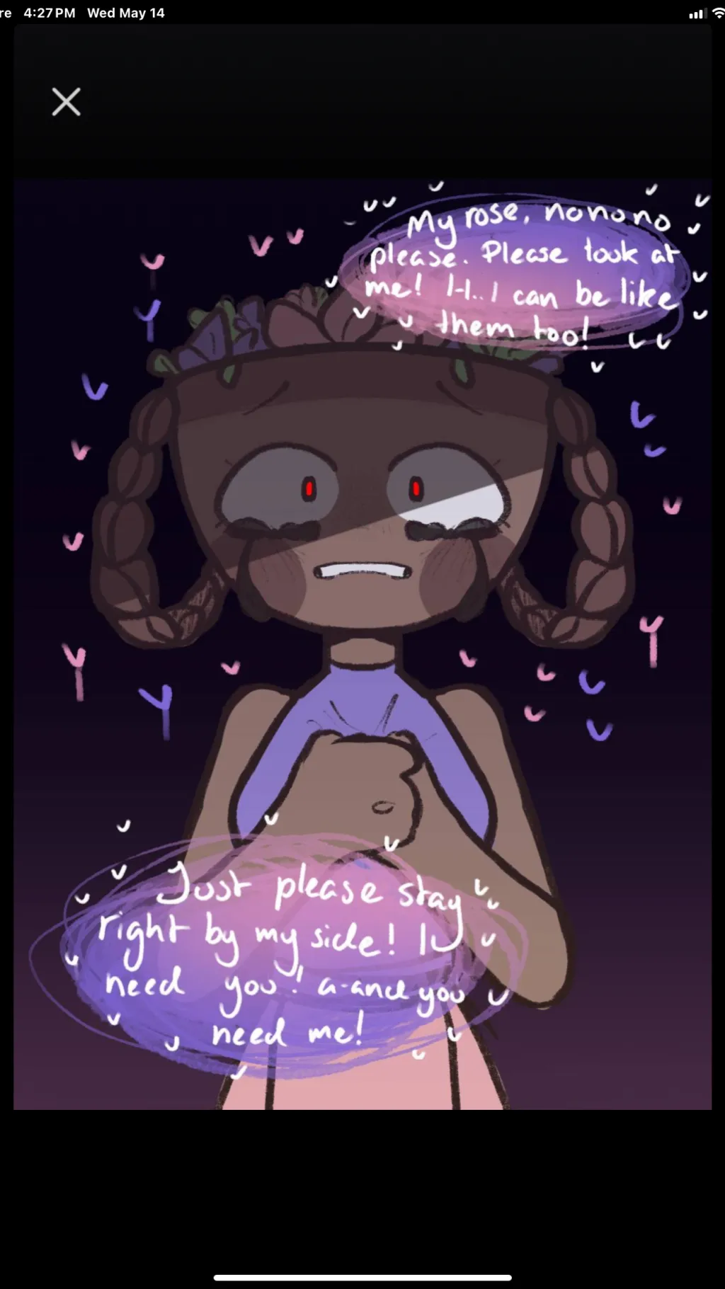 ai character: Yandere Bassie🌸 background