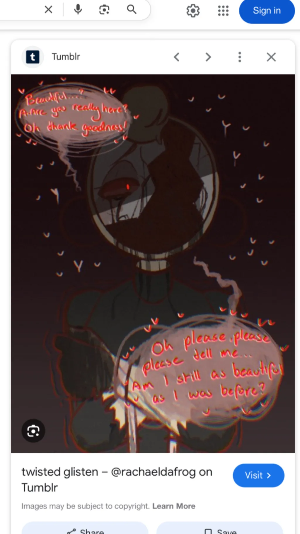 ai character: Yandere T. Glisten background