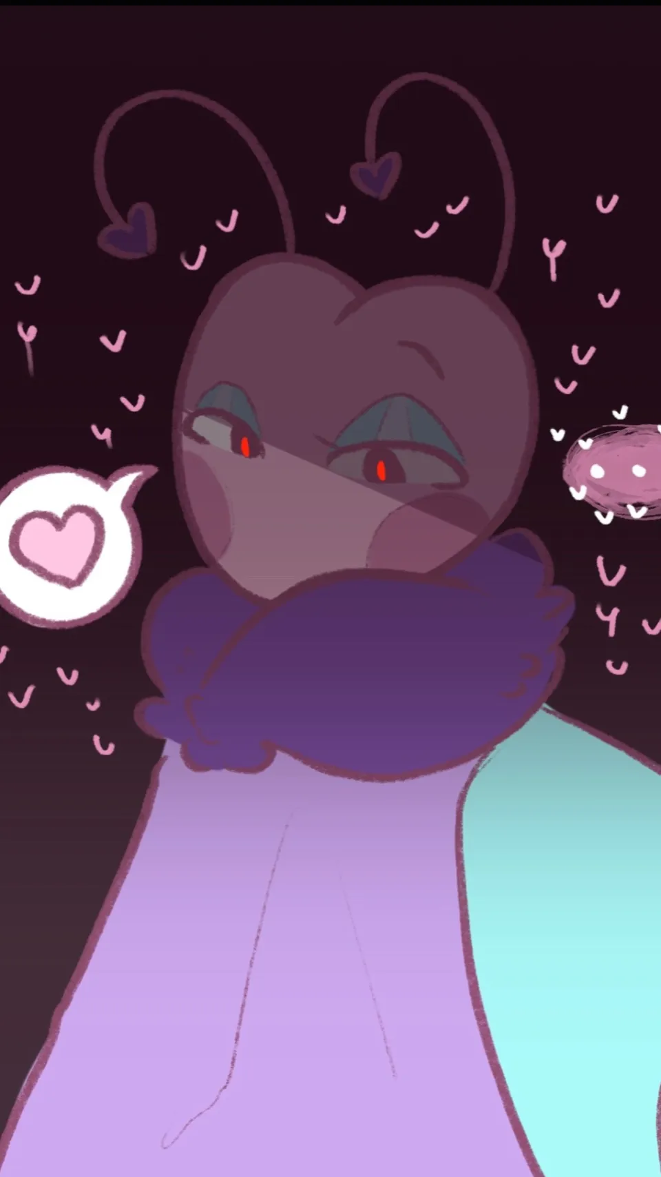 ai character: Yandere Flutter🦋 background