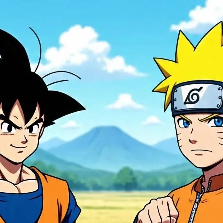 chat with ai character: goku vs Naruto 