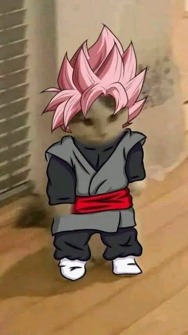 ai character: black michi background