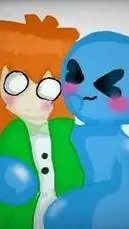 ai character: 💙awimia💚 background