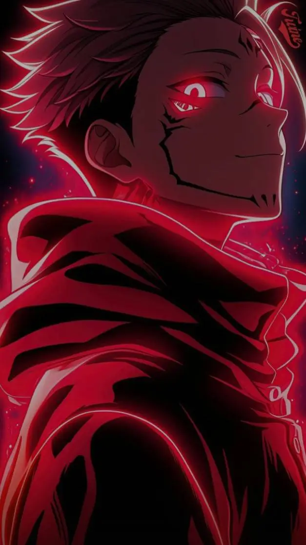 ai character: ryomen sukuna  background