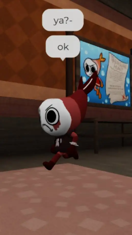 ai character: Shrimpo!💢 background