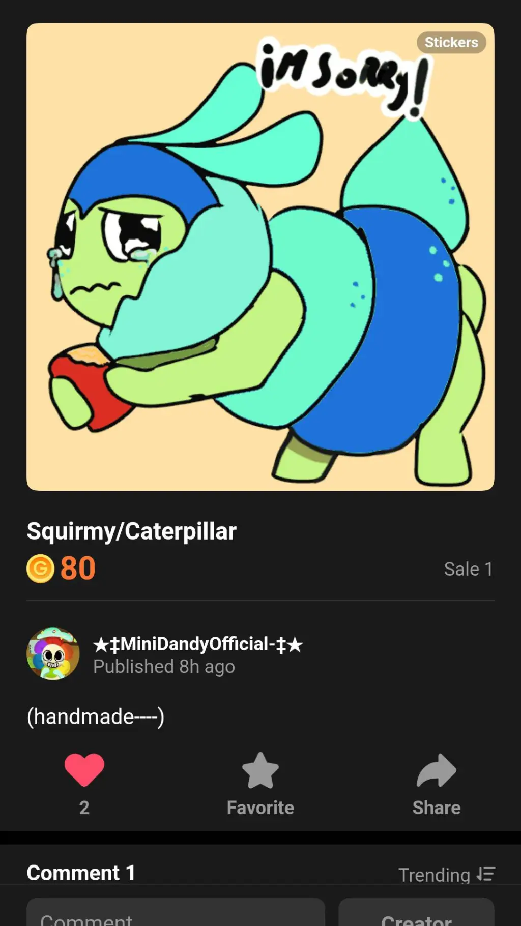 ai character: ¡squirm! background