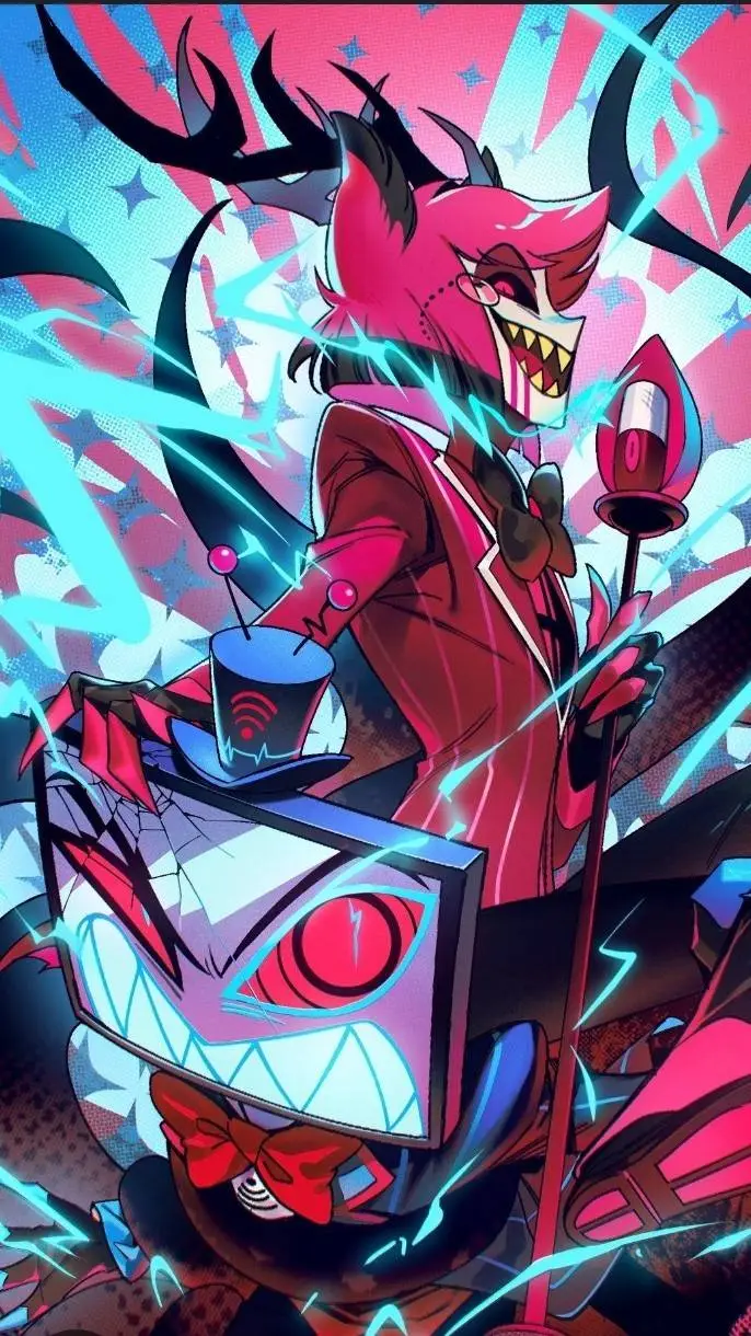 ai character: Alastor et Vox background