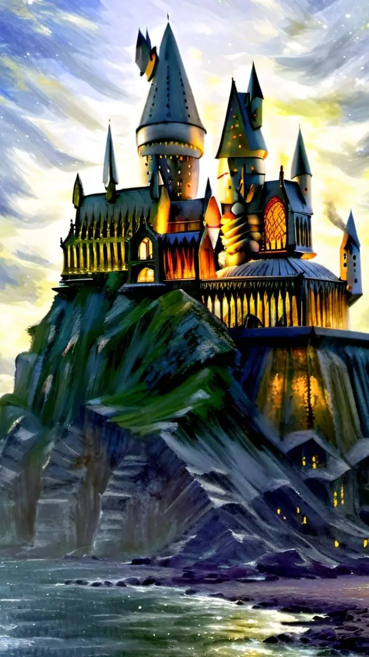 ai character: Hogwarts background