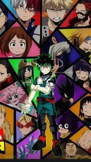 ai character: mha final battle  background