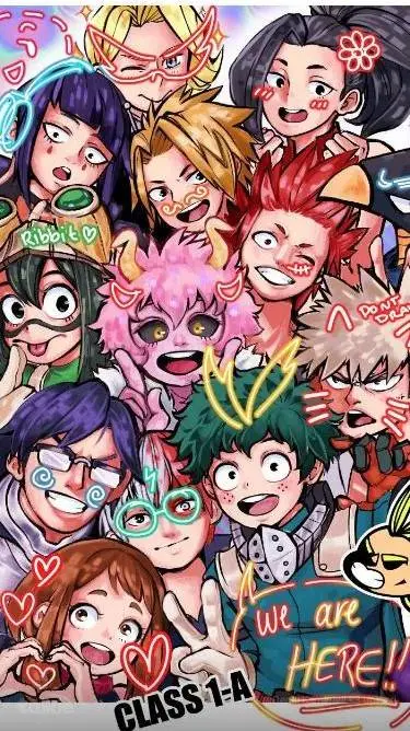 ai character: mha in squid game  background