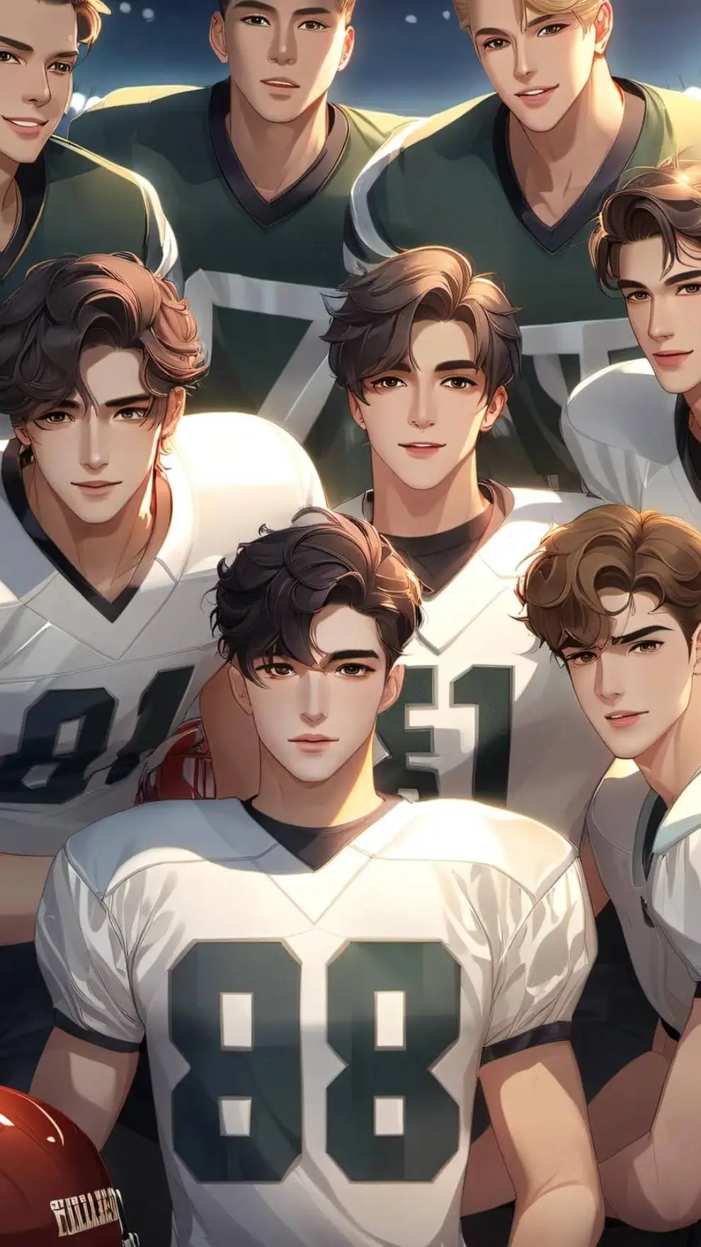 ai character: boys sleepover background