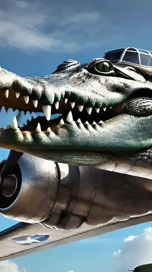 ai character: bombardiro 🐊 background