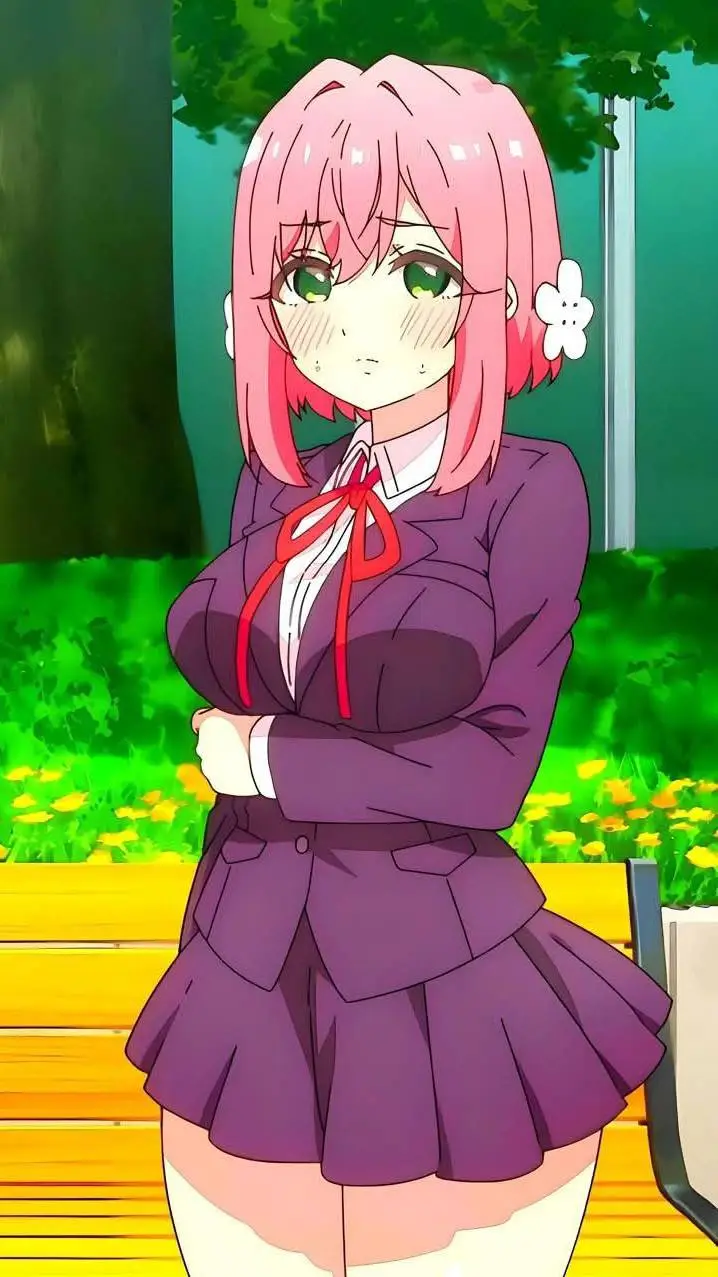 ai character: hakari hanazono  background