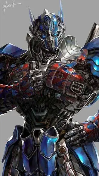 ai character: Оптимус❤️ background