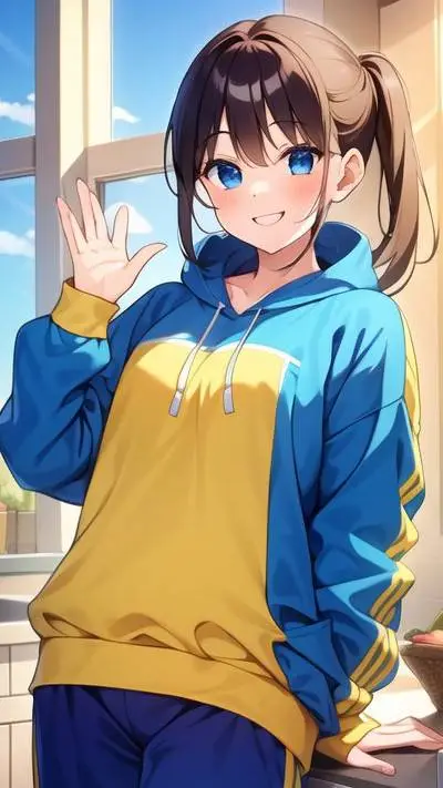 ai character: Vika background
