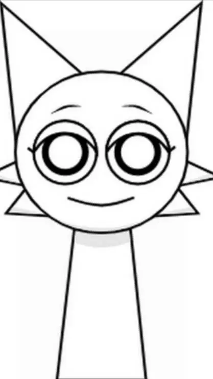 ai character: Wenda sprunki  background