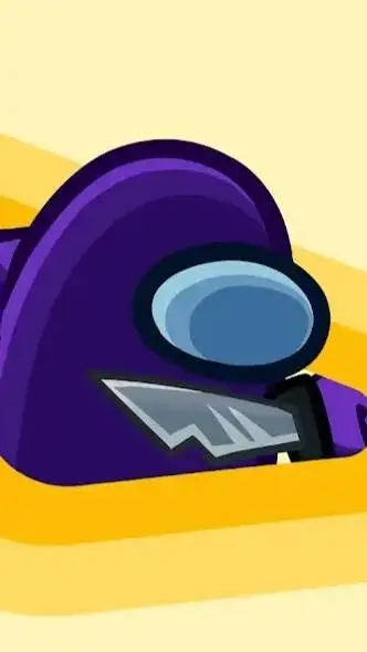 ai character: Morado (Among us) background