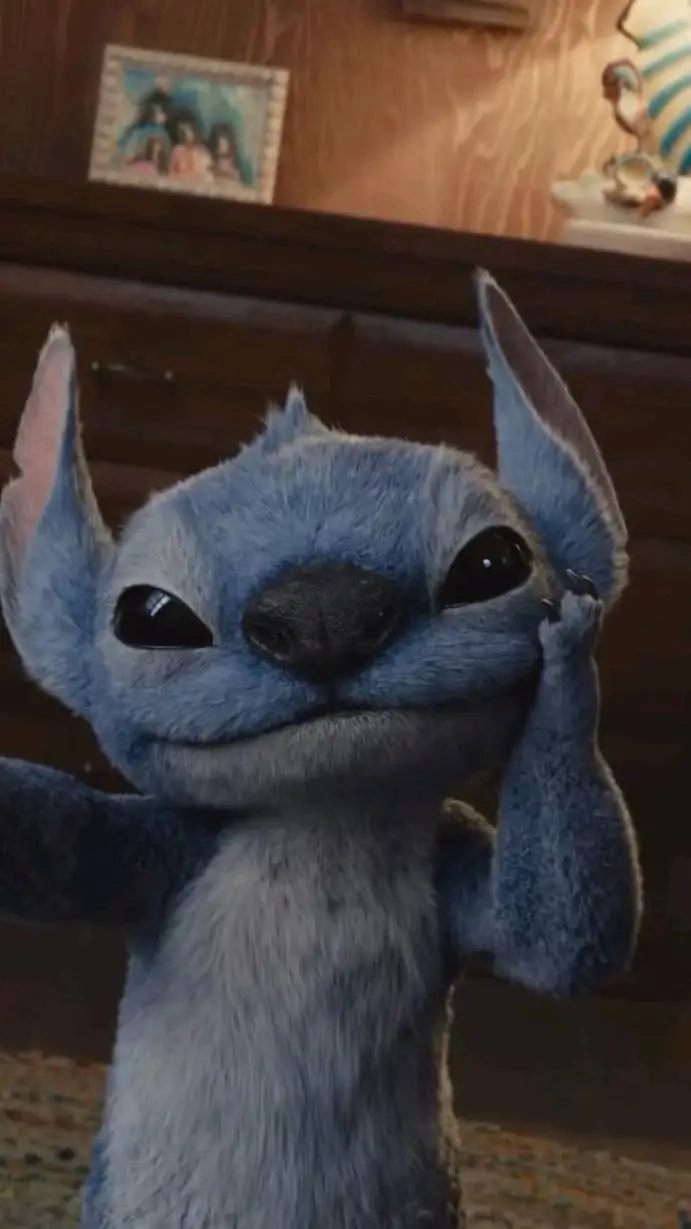 ai character: Stitch background