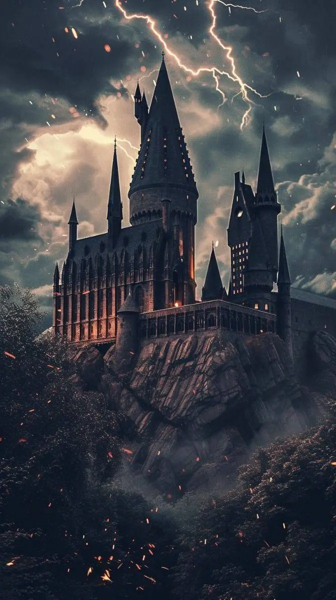 ai character: Hogwarts  background