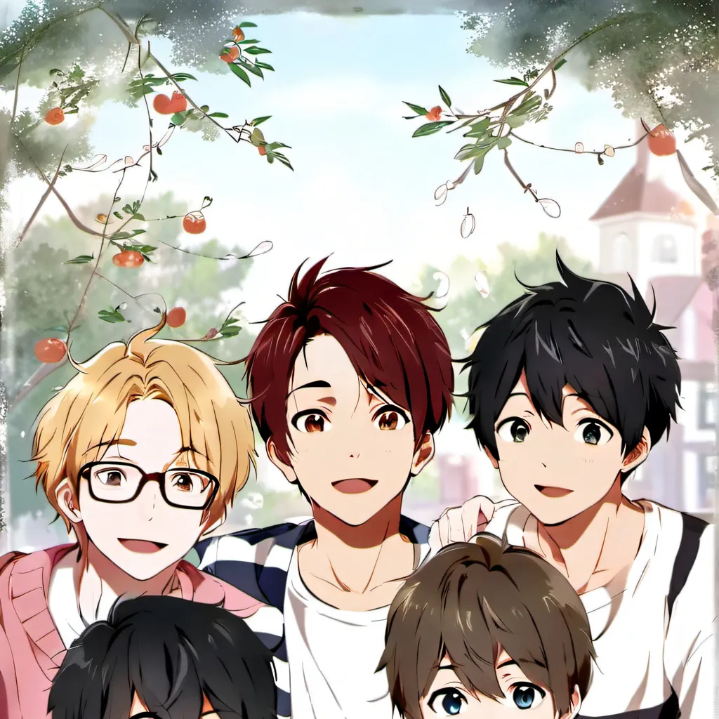chat with ai character: 5 boys