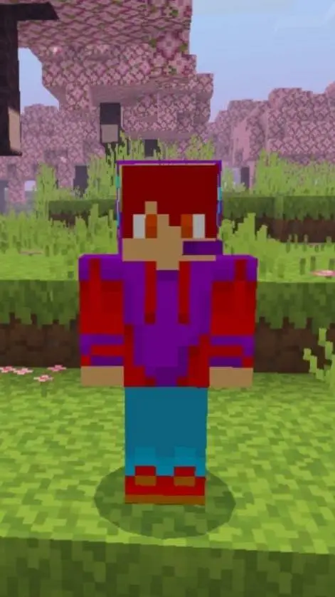 ai character: redprogamerXD background