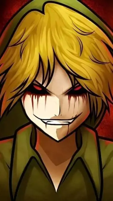 ai character: BEN Drowned background