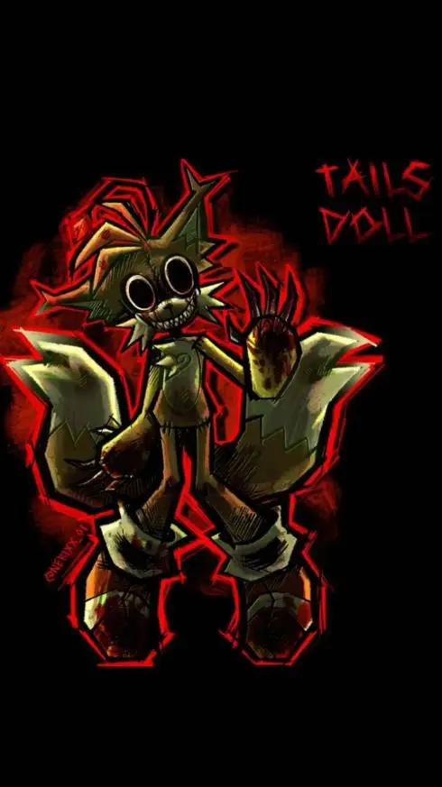 ai character: Tails doll background